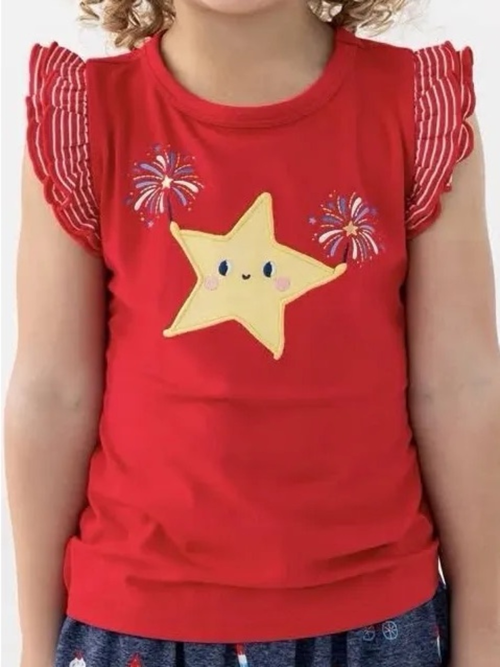 Little Sleepies Firework Flutter Tee 3T